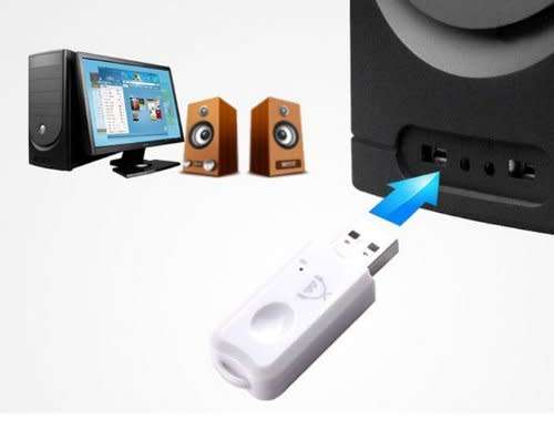 USB Wireless Bluetooth Stereo Audio Music Receiver Speaker Adapter for Car, Cellphones, Home Audio