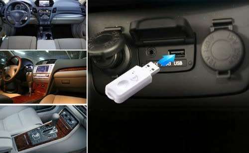 USB Wireless Bluetooth Stereo Audio Music Receiver Speaker Adapter for Car, Cellphones, Home Audio
