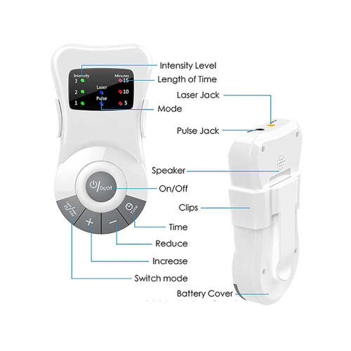 Rhinitis Allergy Reliever Physiotherapy Nose Massager Laser Therapy Device