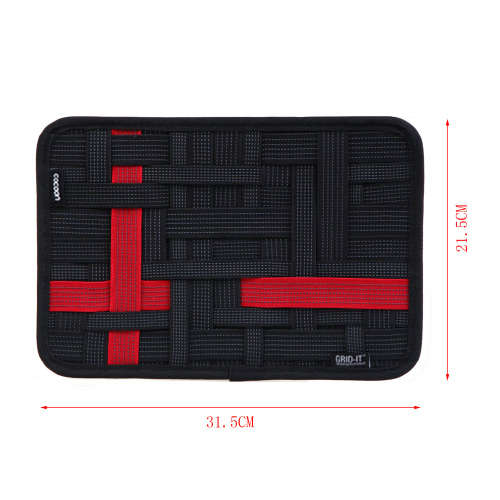 Multipurpose Elastic Digital Storage Board - Red Stripes