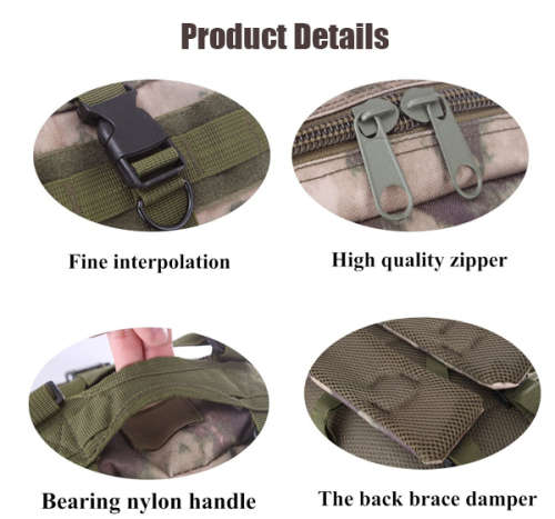 Waterproof 3P Military Backpack Shoulder Bag - 25L