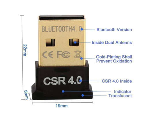 USB Bluetooth 4.0 Low Energy Micro Adapter