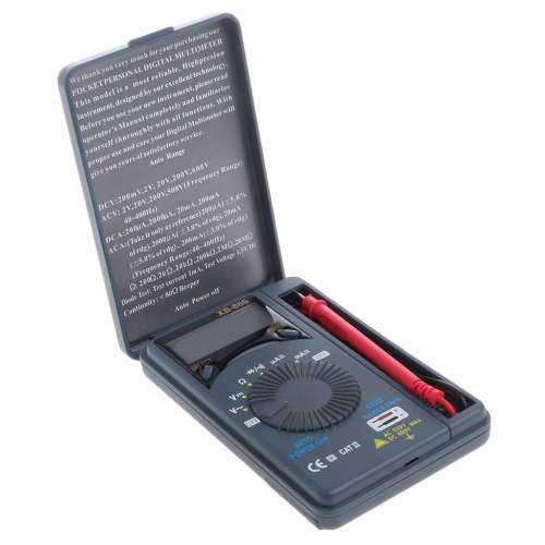 LCD Auto Range Pocket Digital Multimeter Voltmeter Tester Tool