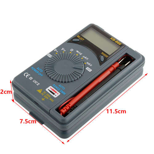 LCD Auto Range Pocket Digital Multimeter Voltmeter Tester Tool