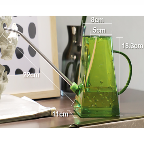 Long spout Watering Can Marked with Scale for Garden Plants and Flowers