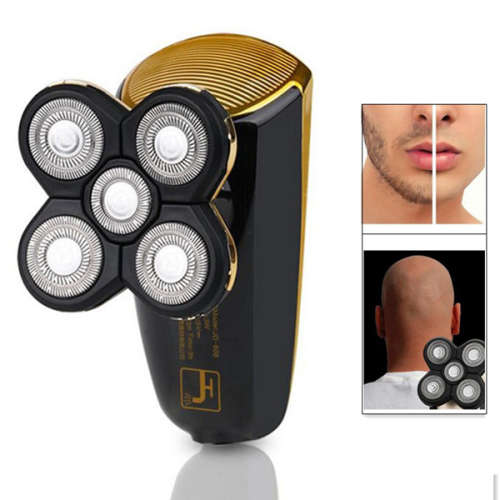 Rechargeable 3D Floating Head Five-Blade Razor Shaving