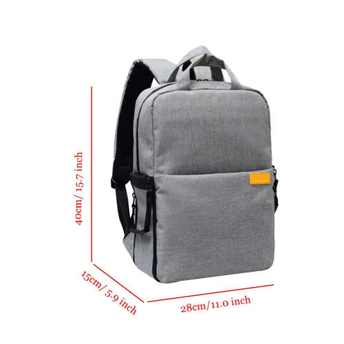 Professional Anti-shock Travel Camera Backpack DSLR Bag - Gray