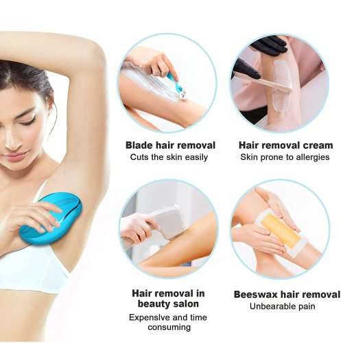Nano Crystal Hair Eraser Painless Exfoliation Magic Hair Removal Tool