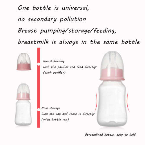 Multi-function 120ml Manual Feeding Breast Pump with Lid