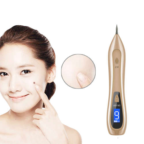 9 level LCD Face Skin Dark Spot Remover Mole Tattoo Laser Pen