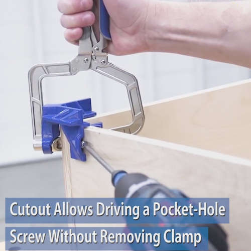 Quick Release Right Angle Woodworking Clamp Picture Frame Corner Clip