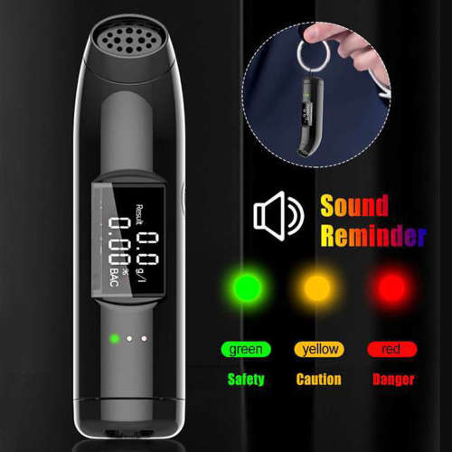 Portable Breath Non-Contact Alcohol Tester with Digital LCD Display