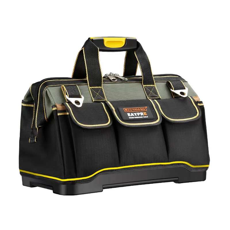 16 Inch Waterproof Tools Bag Close Top with Heavy Duty Molded Base