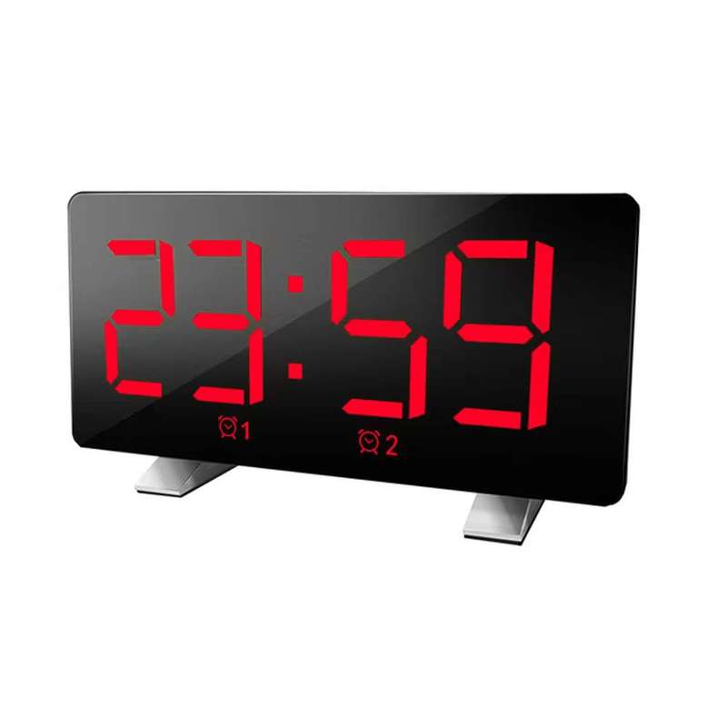 Digital Big LED Display USB Chord Harmonic Sound Alarm Clock