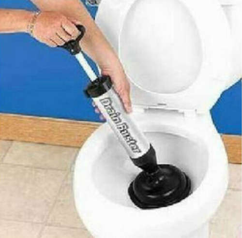 *LOCAL STOCK* Hand Power Drain Buster Toilet Plug Sink Plunger Tool Cleaner