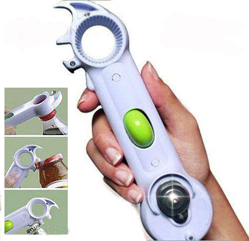 *LOCAL STOCK* New 8 in 1 Kitchen Tool Can Opener Do Bottle Jar Tin Twist Cap Lift Top Grinder