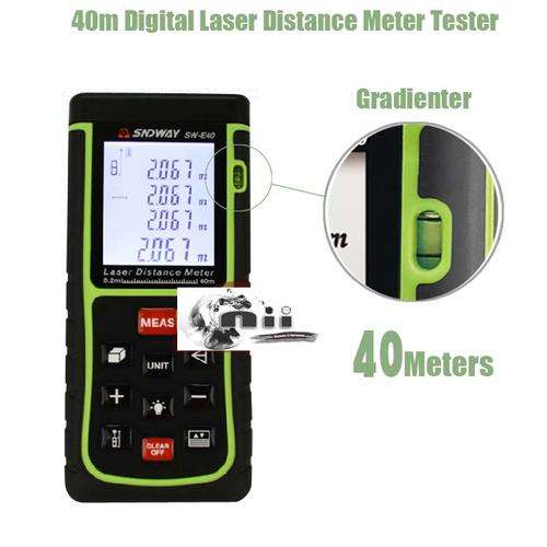 *LOCAL STOCK* 40m Digital Laser Distance Meter Tester Range Finder Measure Diastimeter