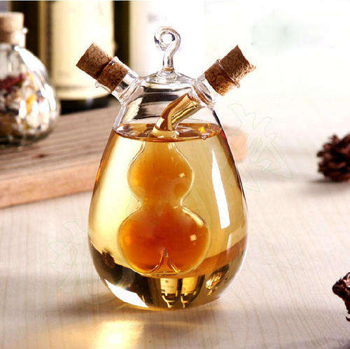 *LOCAL STOCK* 350ml Glass Double Outlet Sauce Bottle Vinegar Cruet Olive Oil Jars