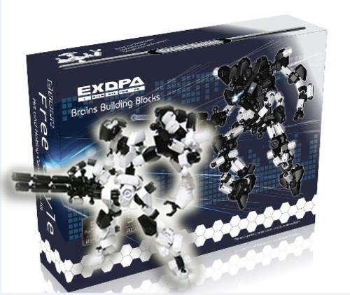 *LOCAL STOCK* Free style~Assembly Robot DIY Educational Toy Kids blocks toys Building Blocks~Gift