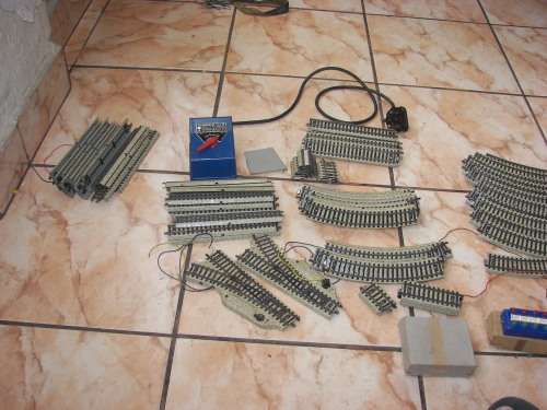 Marklin Joblot tracks turnouts powersupply and signals
