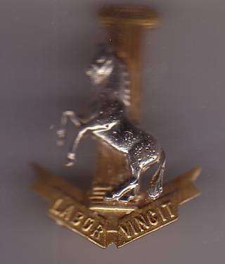 61 BASE WORKSHOP CAP BADGE (BI-METAL)