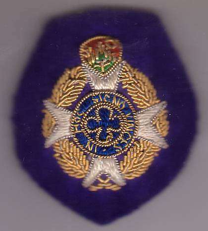 SA CORPS OF CHAPLAINS CAP BADGE