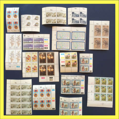17 MIXED CONTROL BLOCKS RSA - all but one are MINT