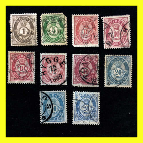 Norway 1877 VALUABLE SET