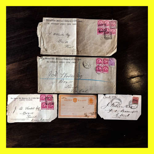 Old SA Colony Envelopes and Postcards - Rare Items