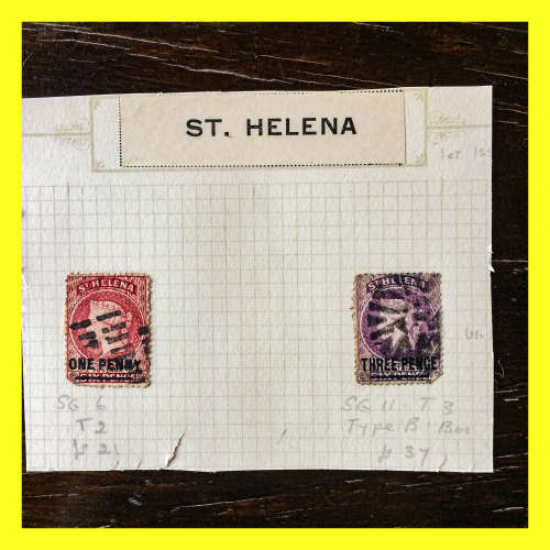 HIGH VALUE PAIR FROM ST. HELENA - CVs FROM 1982