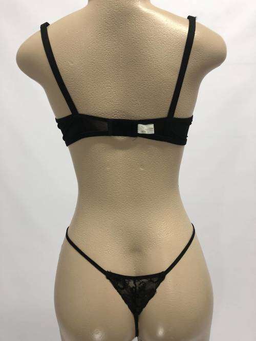 Size L one piece playsuits black