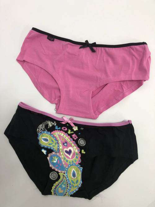 SIZE L pink and black panty