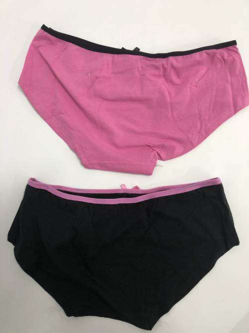 SIZE L pink and black panty