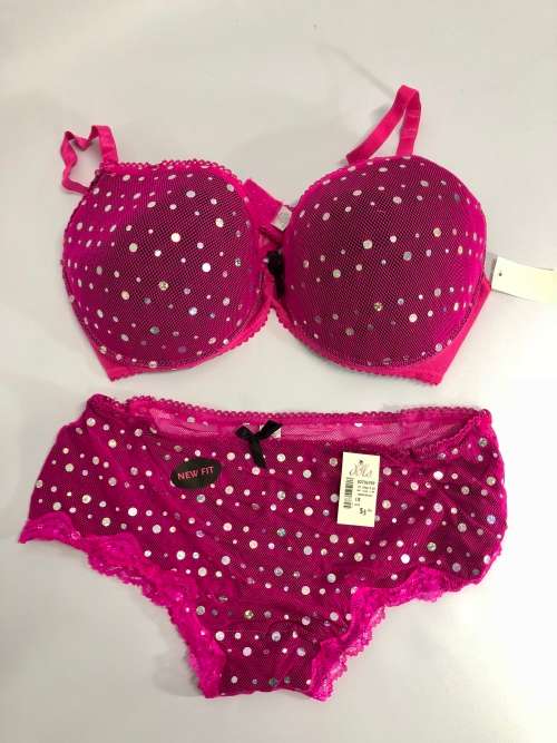 size 40DD big bra and panty set red