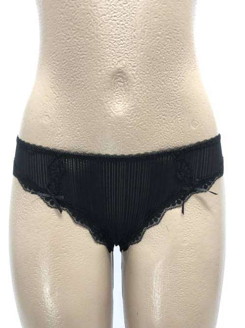 Size L lace panty black