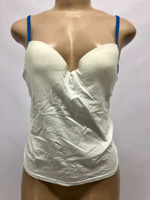 Size L cotton white tops clearance price