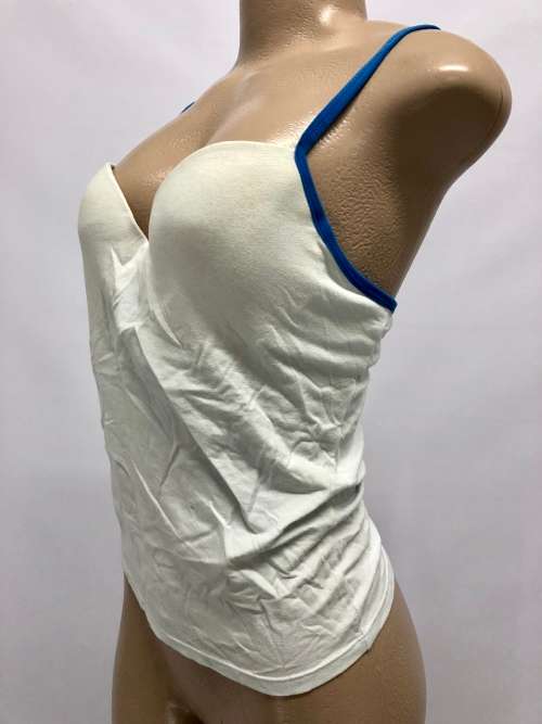 Size L cotton white tops clearance price