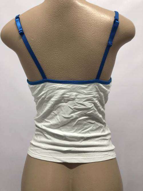 Size L cotton white tops clearance price