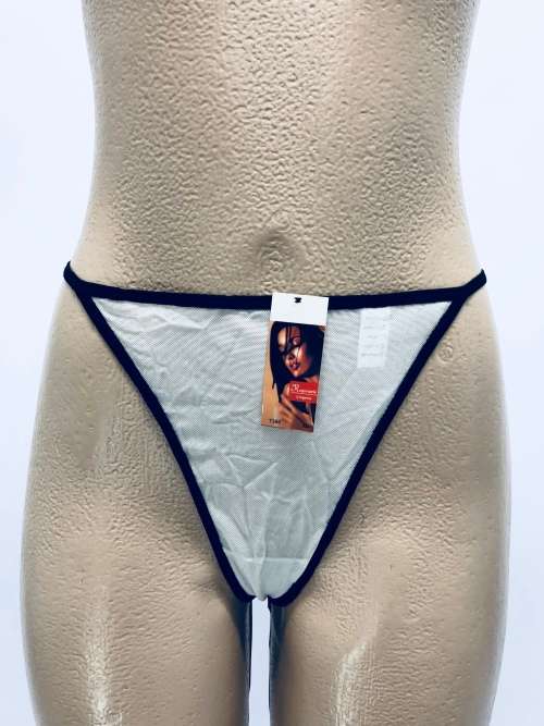 Size S g string white