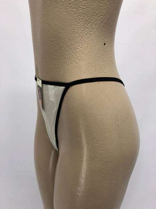 Size S g string white