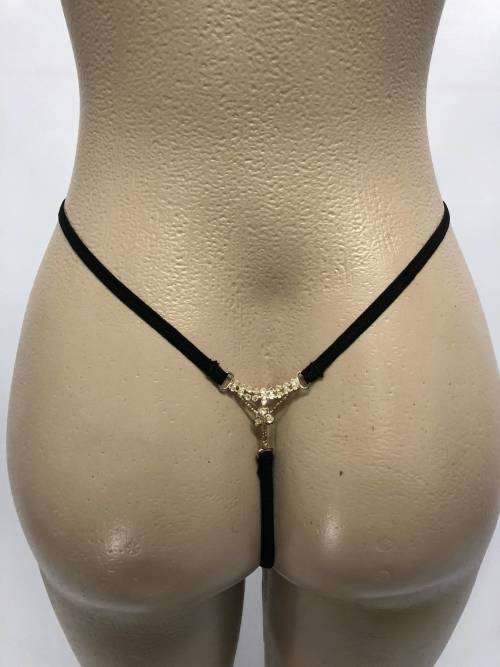 Size S g string white