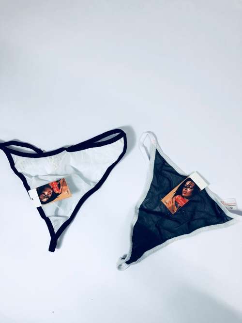 Size S g string white