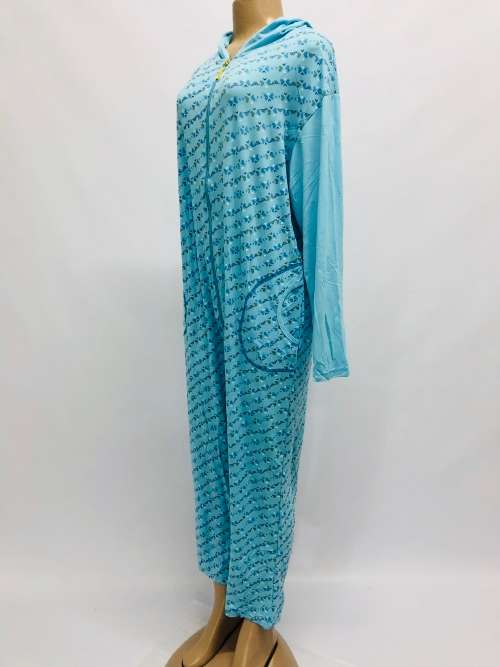 Size XL cotton sleepwear blue