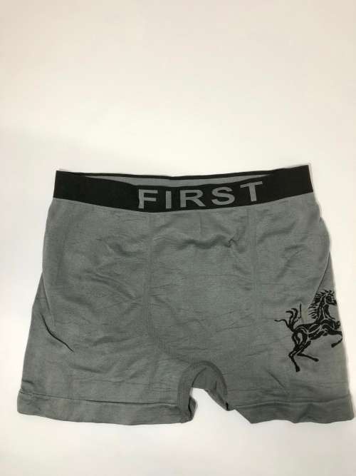 Size XL mens box underwear grey