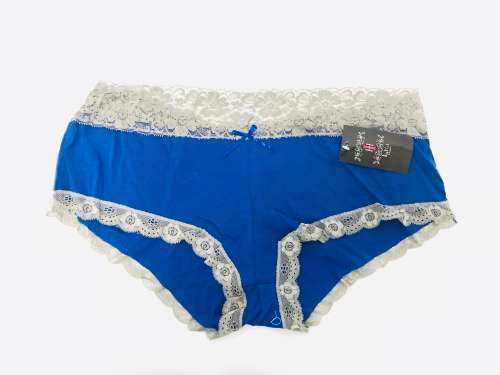 Size XXL lace panty blue