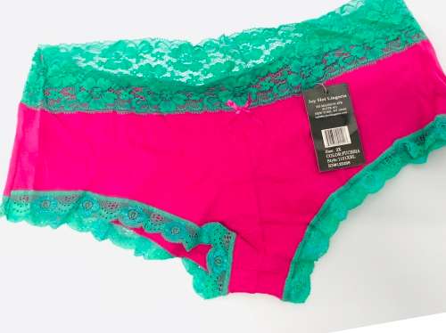 Size XL lace panty pink