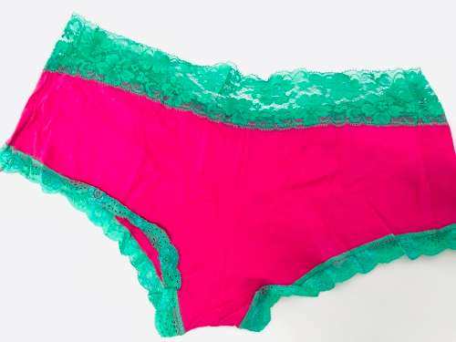 Size XL lace panty pink