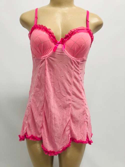 Size M baby dolls pink lace