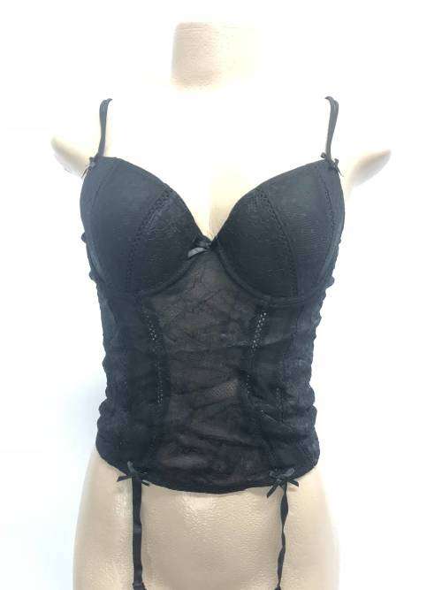 size 36C corset black yarn