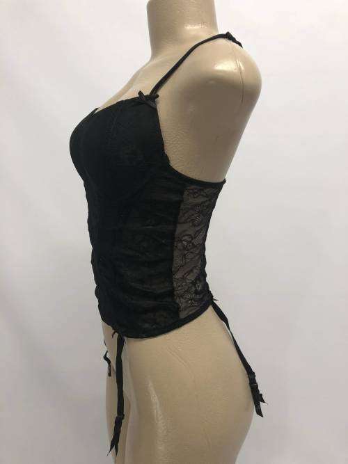 size 36C corset black yarn